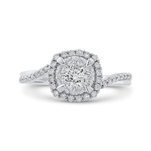 Load image into Gallery viewer, Round 5/8 ct Diamond Halo Fashion Ring Luminous RF1133T-42W
