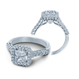 Verragio Classic V-903-P5.5 - 14k White Gold Diamond Engagement Ring