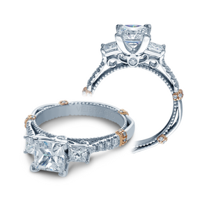 Parisian Collection Engagement ring with 0.65ct of Round Brilliant Diamonds DL-124P