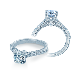 Platinum Classic Engagement Ring By Verragio V-941-R7