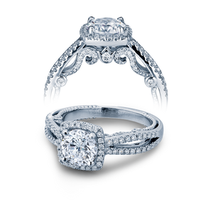 Insignia Platinum Round Engagement Ring INS-7069CU