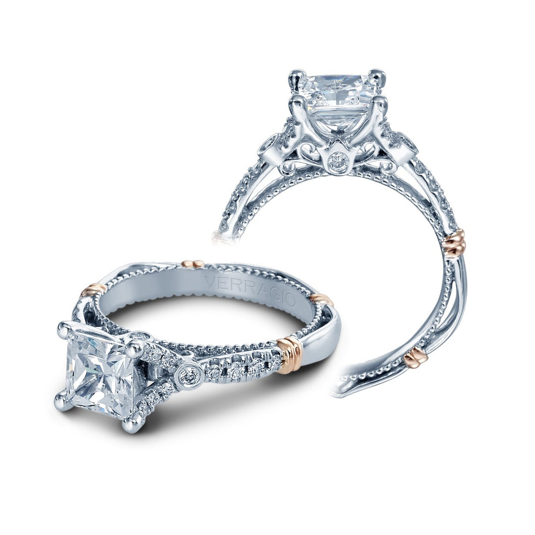 Verragio Princess Diamond - Style Parisian Engagement ring D-126P