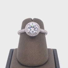 Load and play video in Gallery viewer, 18Kt Gold Semi Mount 1.00 Carat Weight  Diamond Ring
